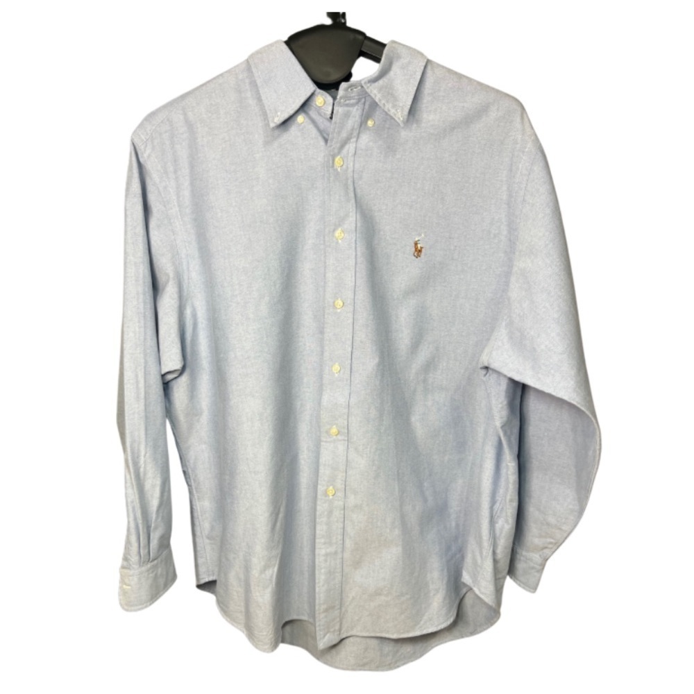 Ralph Lauren Mens size XXL Blue Classic Fit Shirt Button Down Long Sleeve